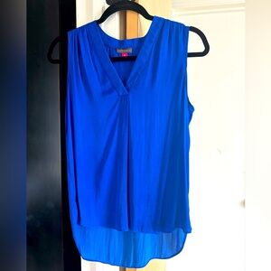Vince Camuto royal blue sleeveless top